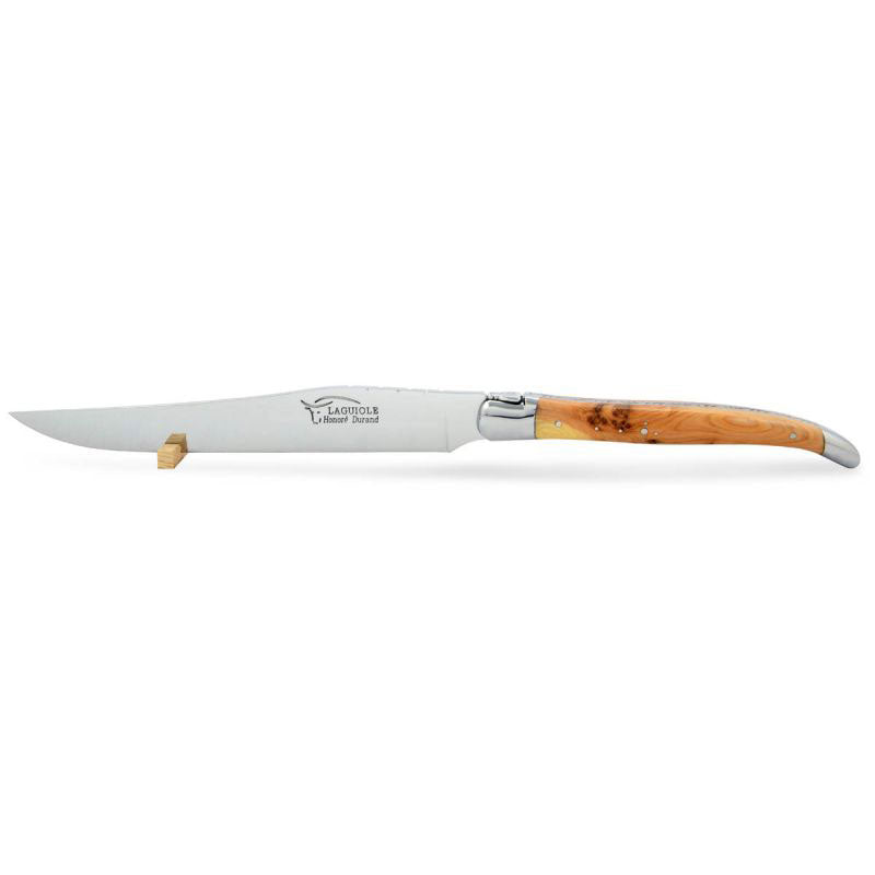 Laguiole Carving Knife Juniper Wood, Prestige Collection - Zouf.biz
