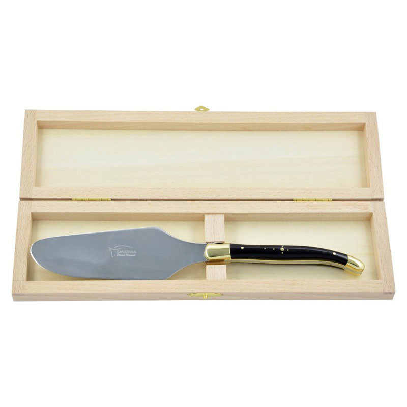 Laguiole Pie Server Ebony Wood, Prestige Collection - Zouf.biz
