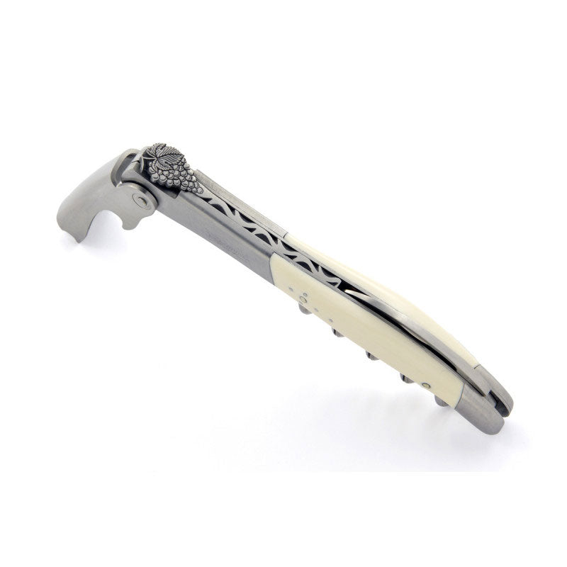 Laguiole Warthog Tooth & Bee Chiseled Sommelier Corkscrew - Zouf.biz