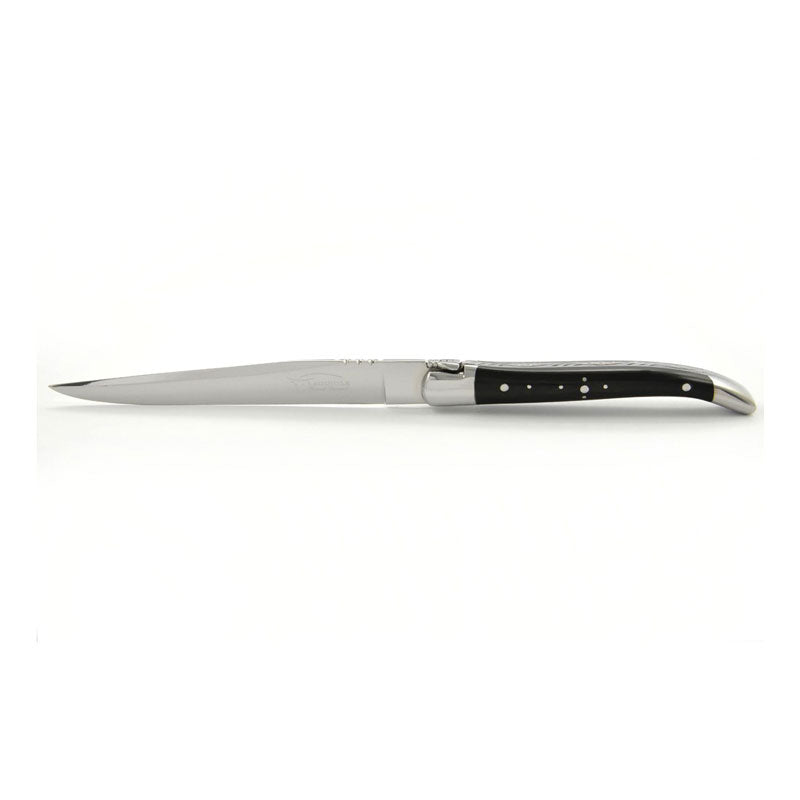 Laguiole Letter Opener - Cut Paper Knife Ebony, Prestige Collection - Zouf.biz