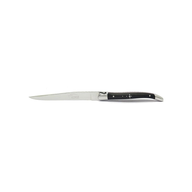 Laguiole Letter Opener - Cut Paper Knife Ebony & Red Vulcanised Fiber, Prestige Collection - Zouf.biz