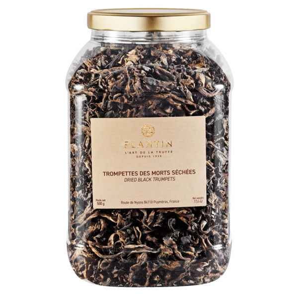 Dried Black Trumpet Mushrooms (Trompettes des Morts)