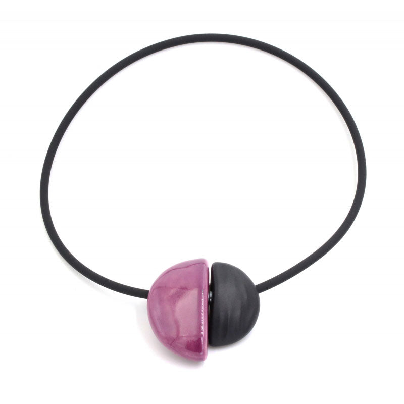 Inca Yucatan Necklace, Plum - Zouf.biz