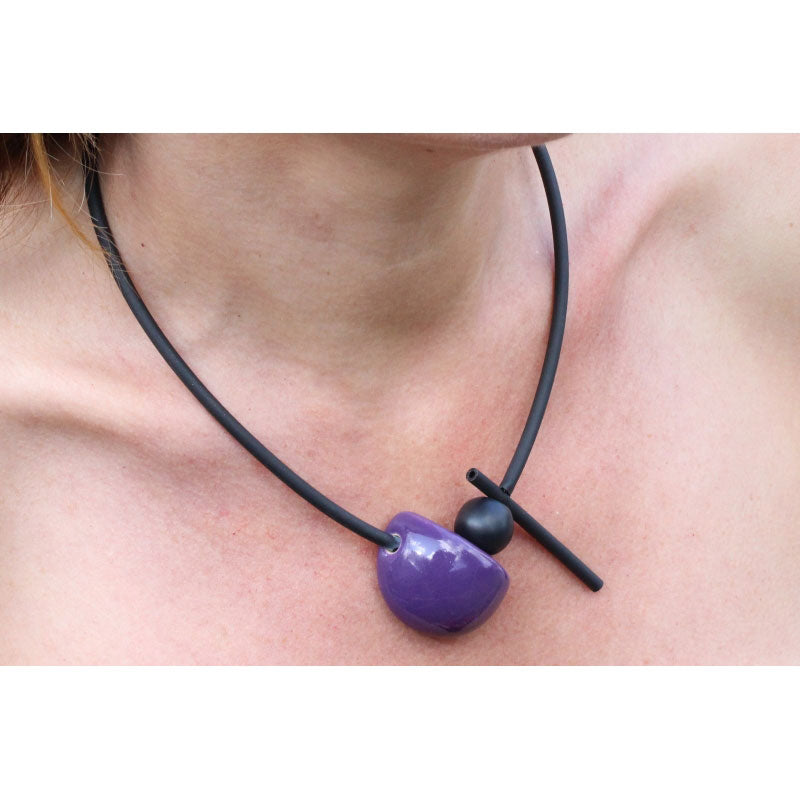 Shogun Necklace, Purple - Zouf.biz