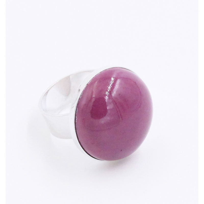 Bulle Cabochon Ring, Plum - Zouf.biz
