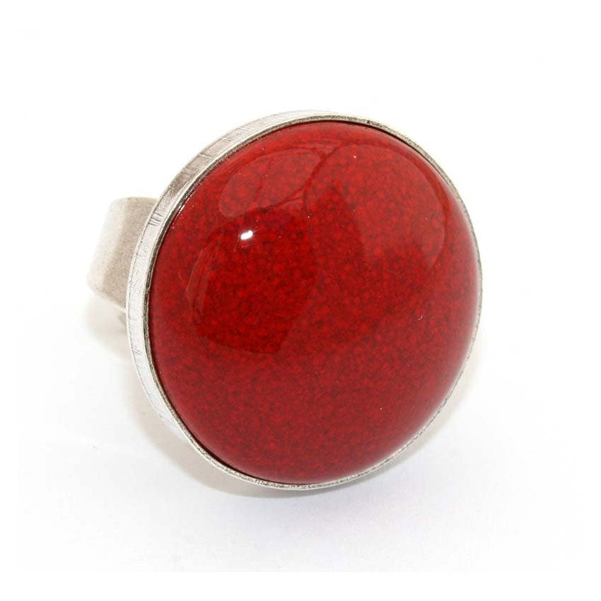 Bulle Cabochon Ring, Cherry - Zouf.biz