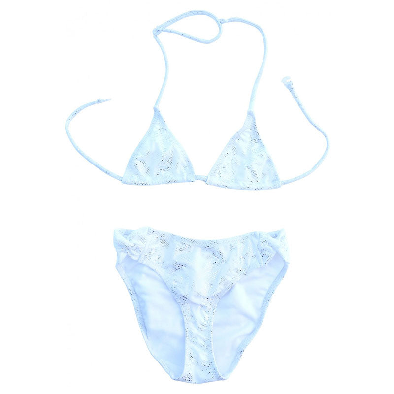 Sparkles Style Bikini, White - Zouf.biz