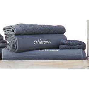 Cap-Ferret Grey 100% Cotton Bath Towel - Zouf.biz