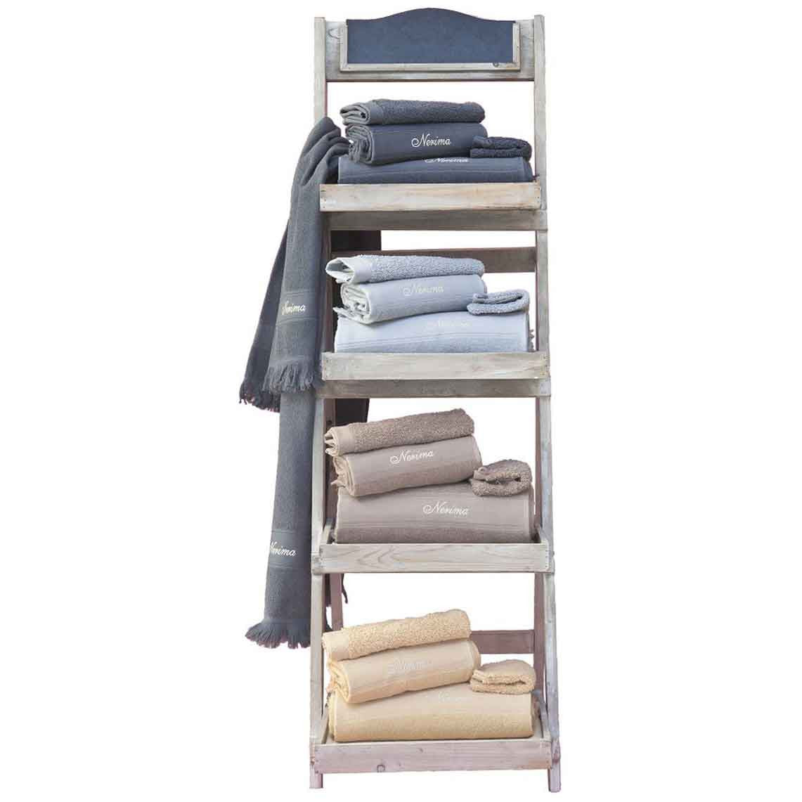 Cap-Ferret Silver 100% Cotton Bath Towel - Zouf.biz