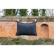 Pure Washed Linen Cushion Cover, Two-Tone Caviar Grey