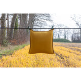 Pure Washed Linen Cushion Cover, Two-Tone Curry Yellow