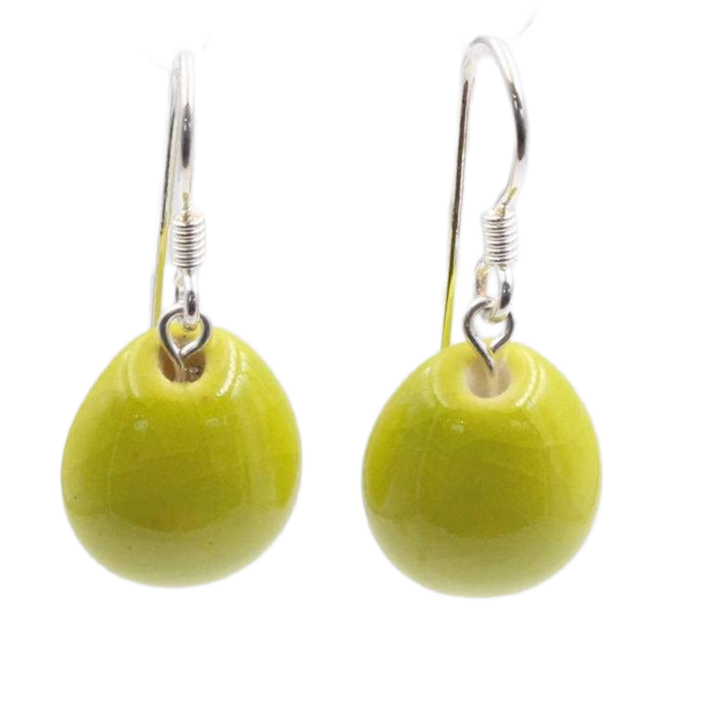 Gouttes d'Eau Urban Drop Earrings, Anise