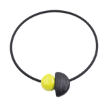 Leo Ceramic PVC Necklace, Anise
