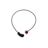 Atome PVC Necklace, Cherry
