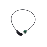 Atome PVC Necklace, Green