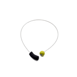 Atome Steel Cable Necklace, Anise