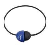 Inca Yucatan PVC Necklace, Azure