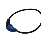 Masai Ceramic PVC Necklace, Azure