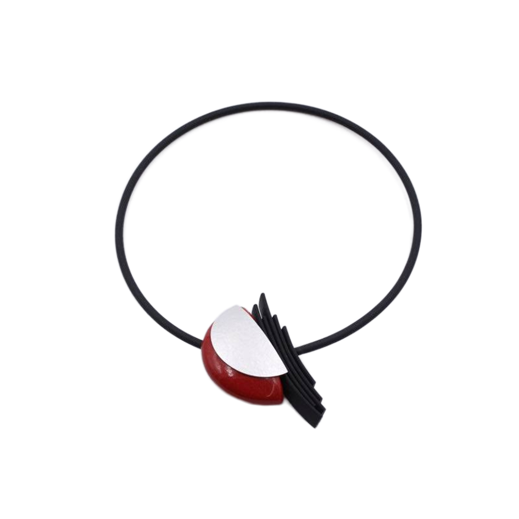 Big Bang PVC Necklace, Cherry