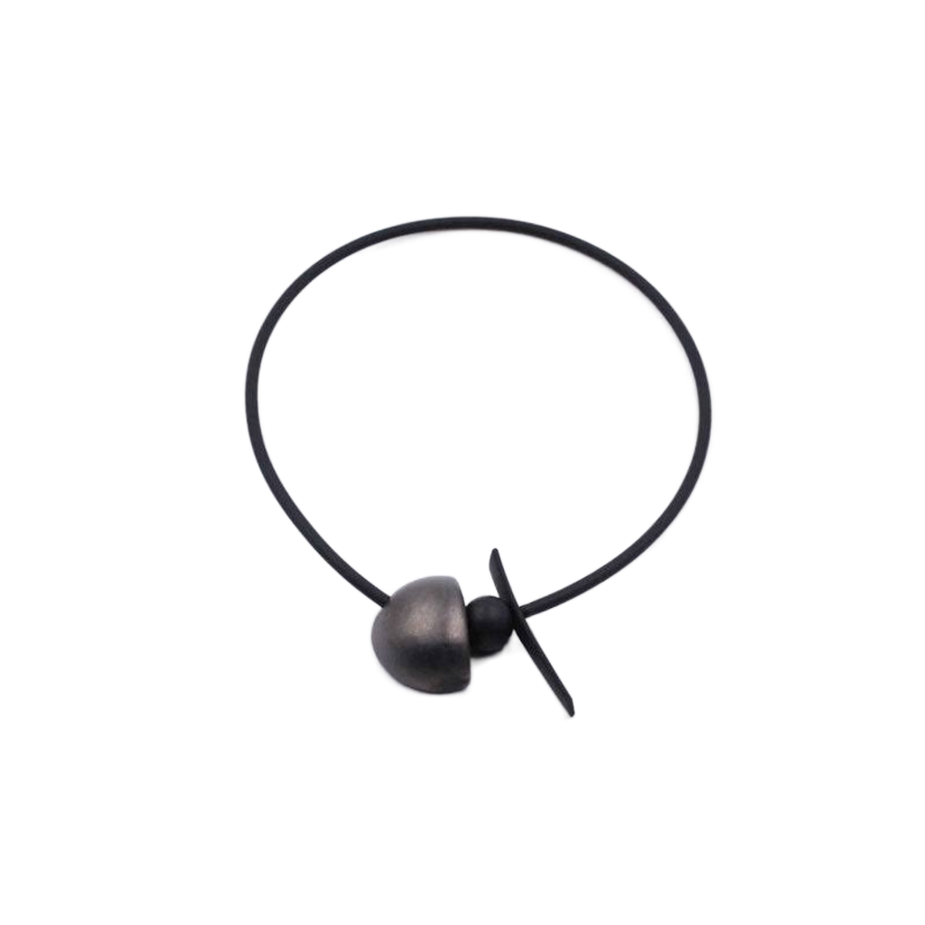 Shogun PVC Necklace, Cast Iron