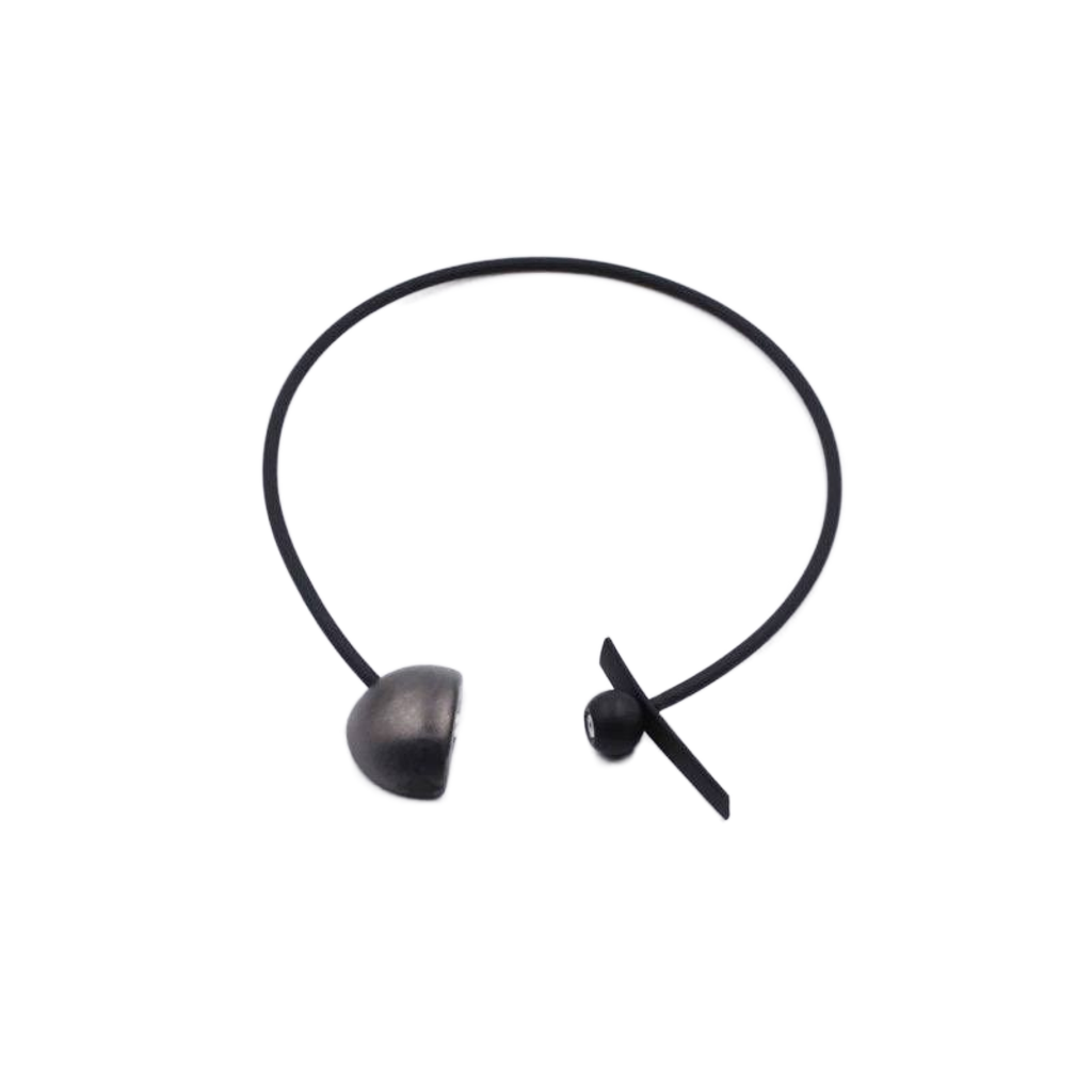Shogun PVC Necklace, Cast Iron