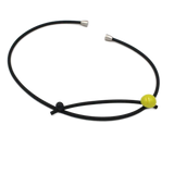 Cerisier PVC Necklace, Anise & Black
