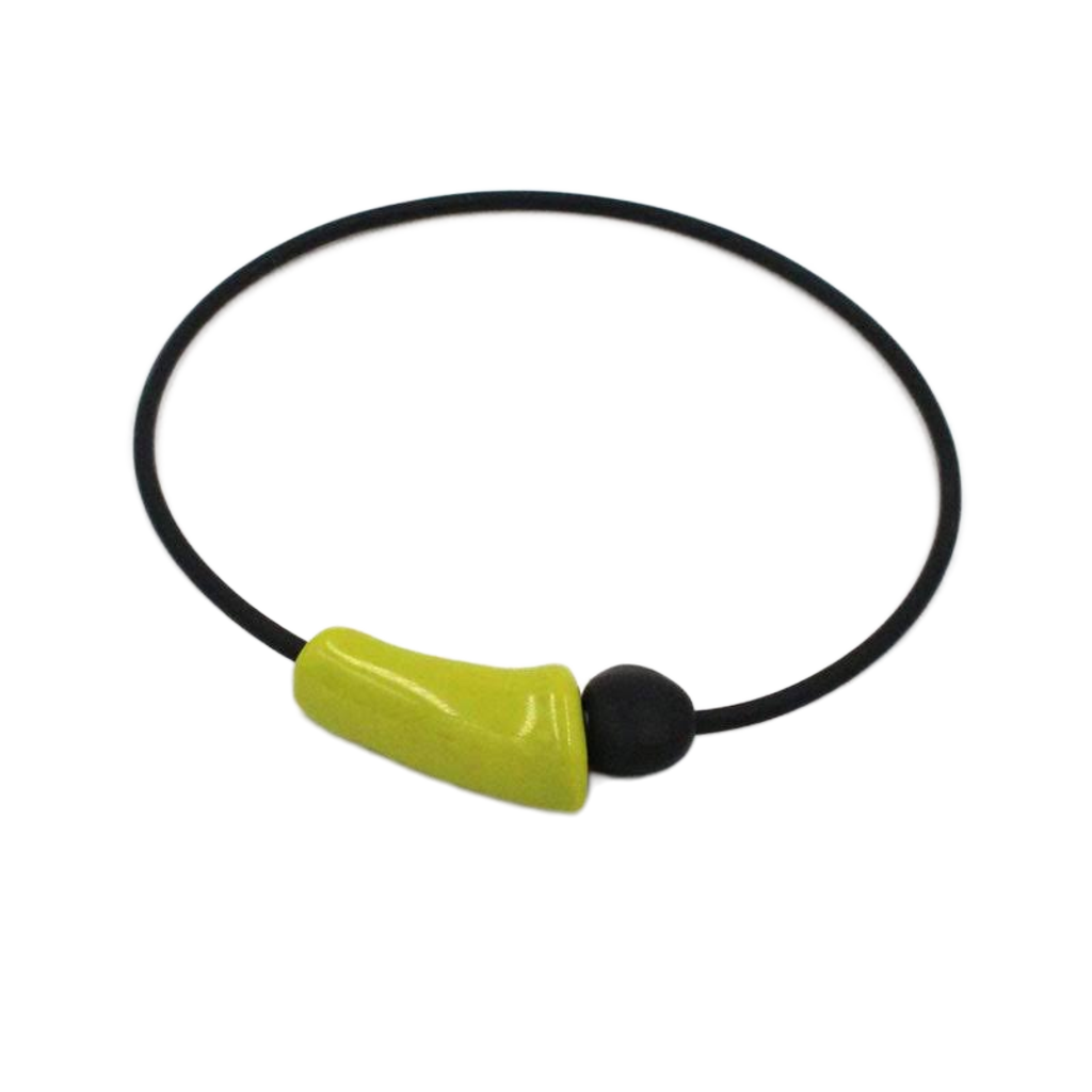 Comete PVC Necklace, Anise