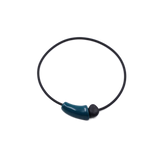 Comete PVC Necklace, Azure