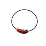Comete PVC Necklace, Cherry