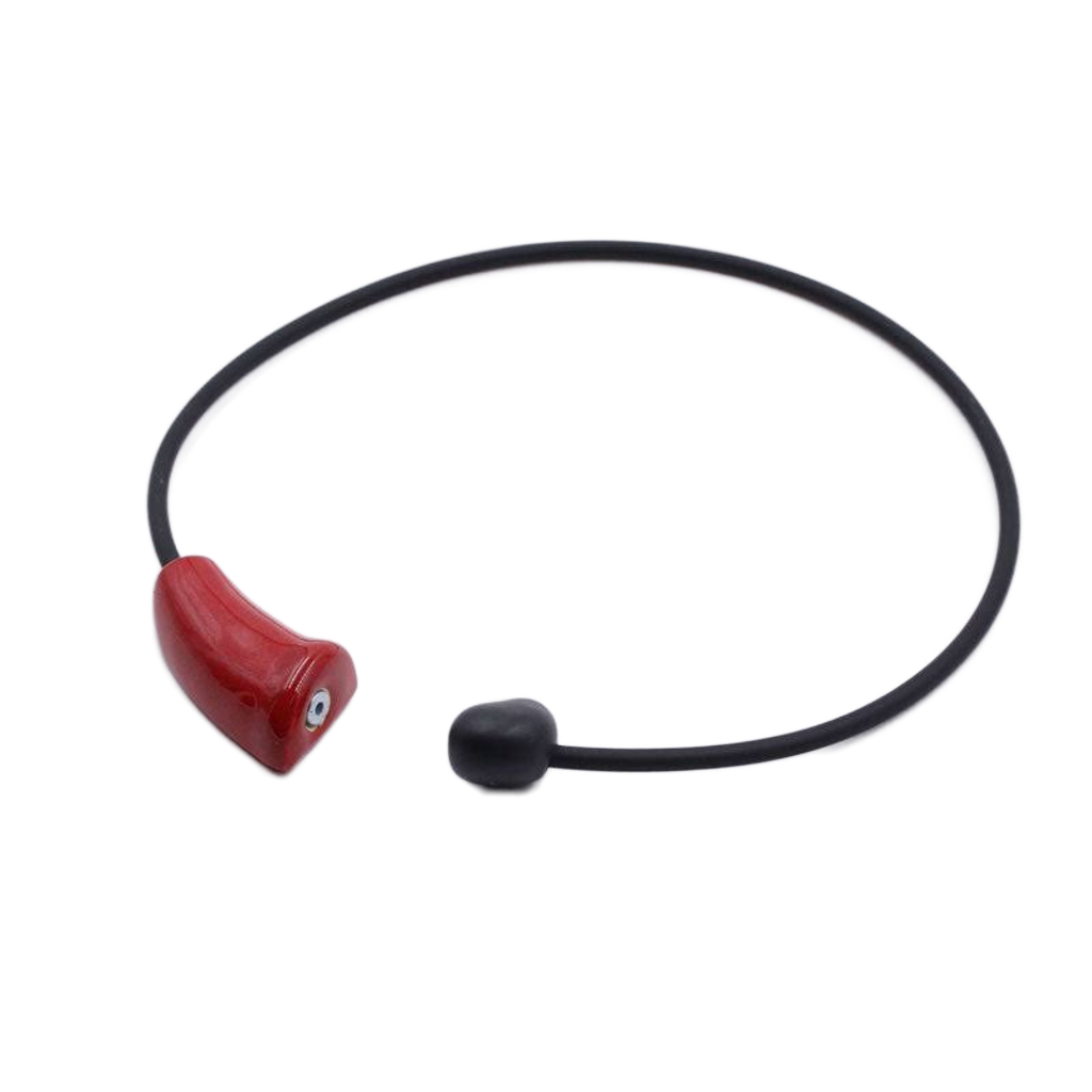 Comete PVC Necklace, Cherry