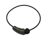 Comete PVC Necklace, Khaki