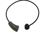 Comete PVC Necklace, Khaki