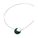 Fleur Ceramic Necklace, Green