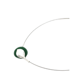 Fleur Ceramic Necklace, Green
