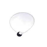 Fleur Ceramic Necklace, Midnight Blue