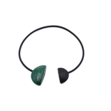 Inca Yucatan PVC Necklace, Green