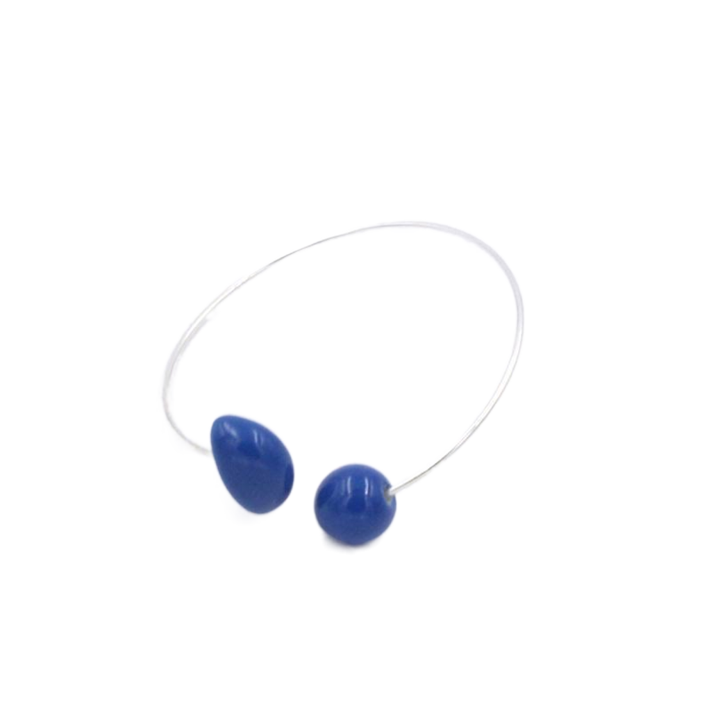 Inca Ceramic Bracelet, Azur