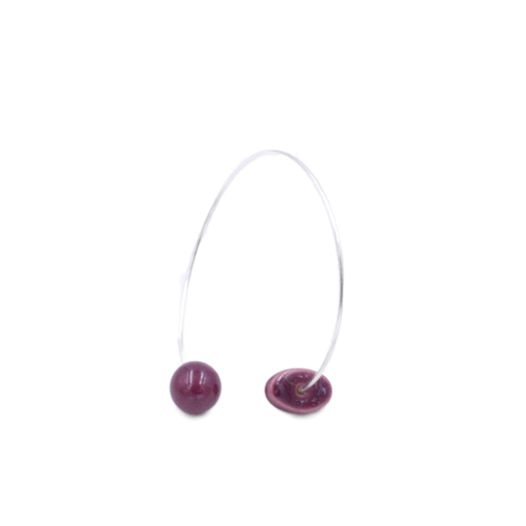Inca Ceramic Bracelet, Plum