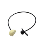 Shogun PVC Necklace, Ivory