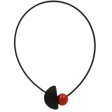 Nais Ceramic PVC Necklace, Cherry