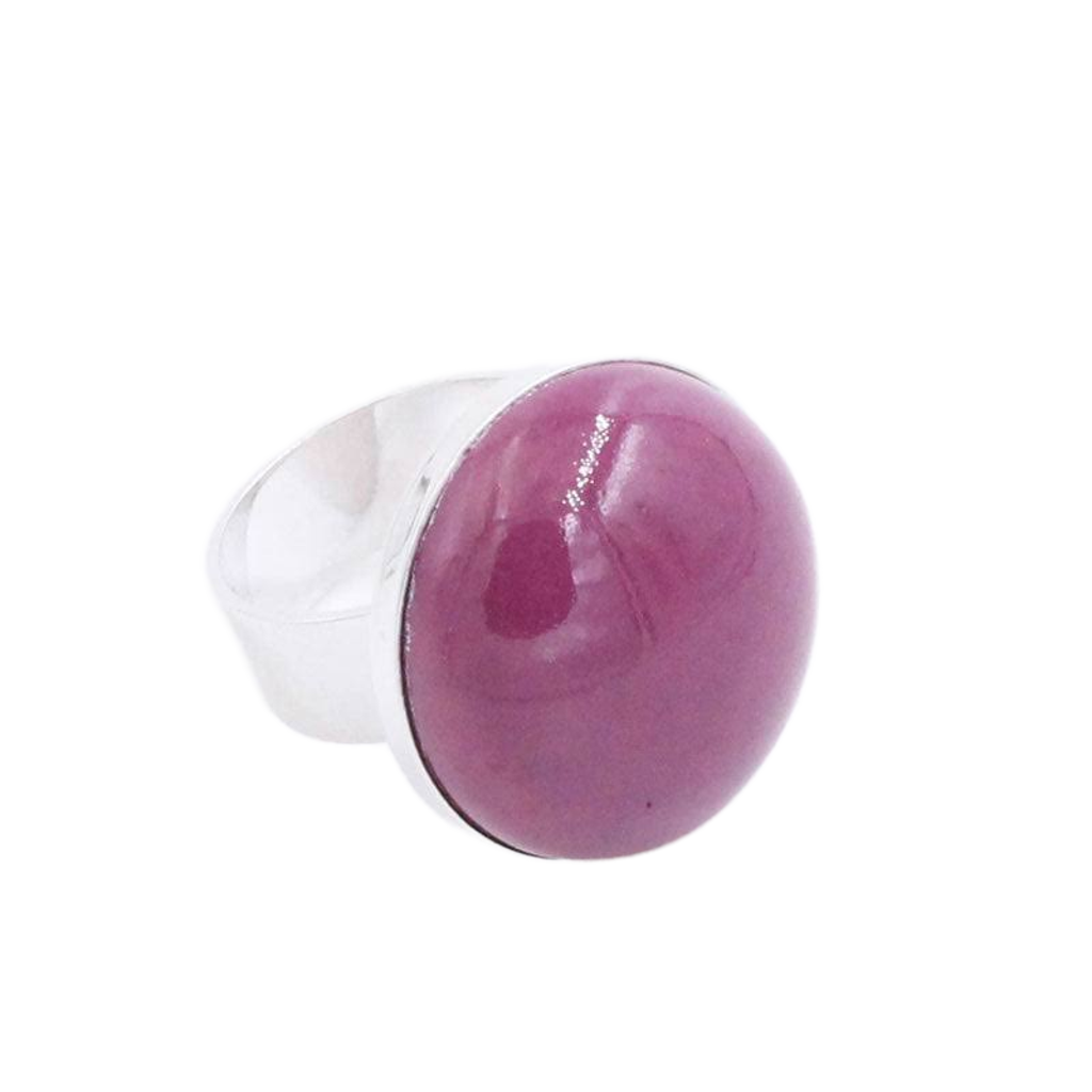 Bulle Cabochon Ring, Plum