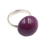 Ludic Urban Ceramic Ring, Plum