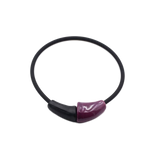Masai Ceramic PVC Necklace, Plum
