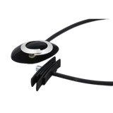 Saturne PVC Necklace, Black