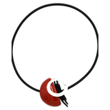 Saturne PVC Necklace, Cherry