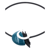 Saturne PVC Necklace, Duck Egg Blue