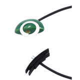 Saturne PVC Necklace, Green