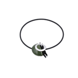 Saturne PVC Necklace, Khaki