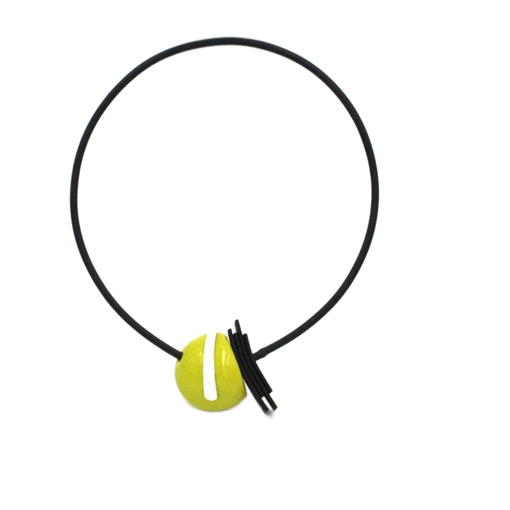 Slash PVC Necklace, Anise