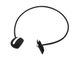 Slash PVC Necklace, Black
